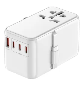 ADONIT Universal Adapter PD 85W Type C Cable Included White