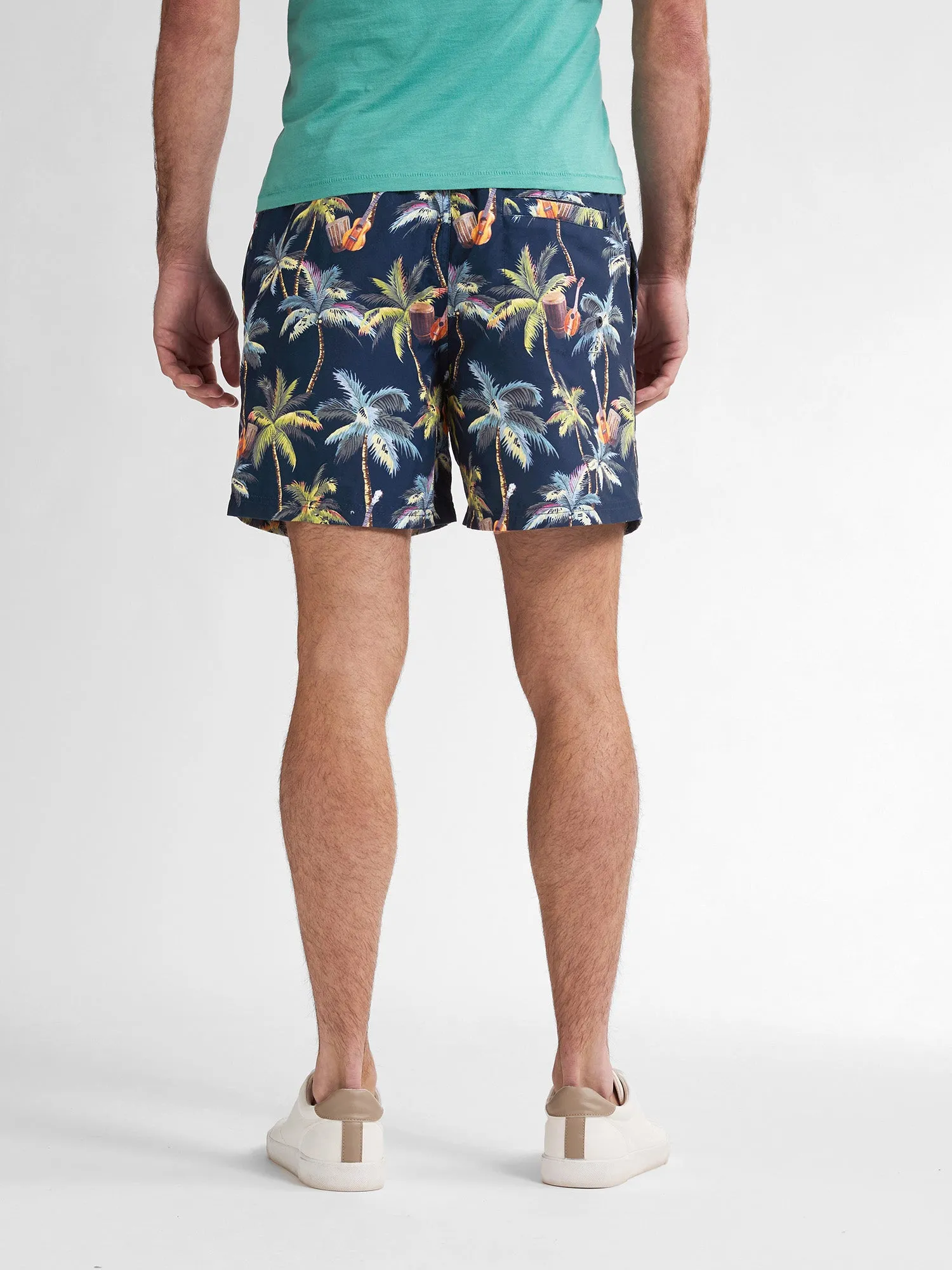 All-over Print Swimming Shorts Wavecrestway
