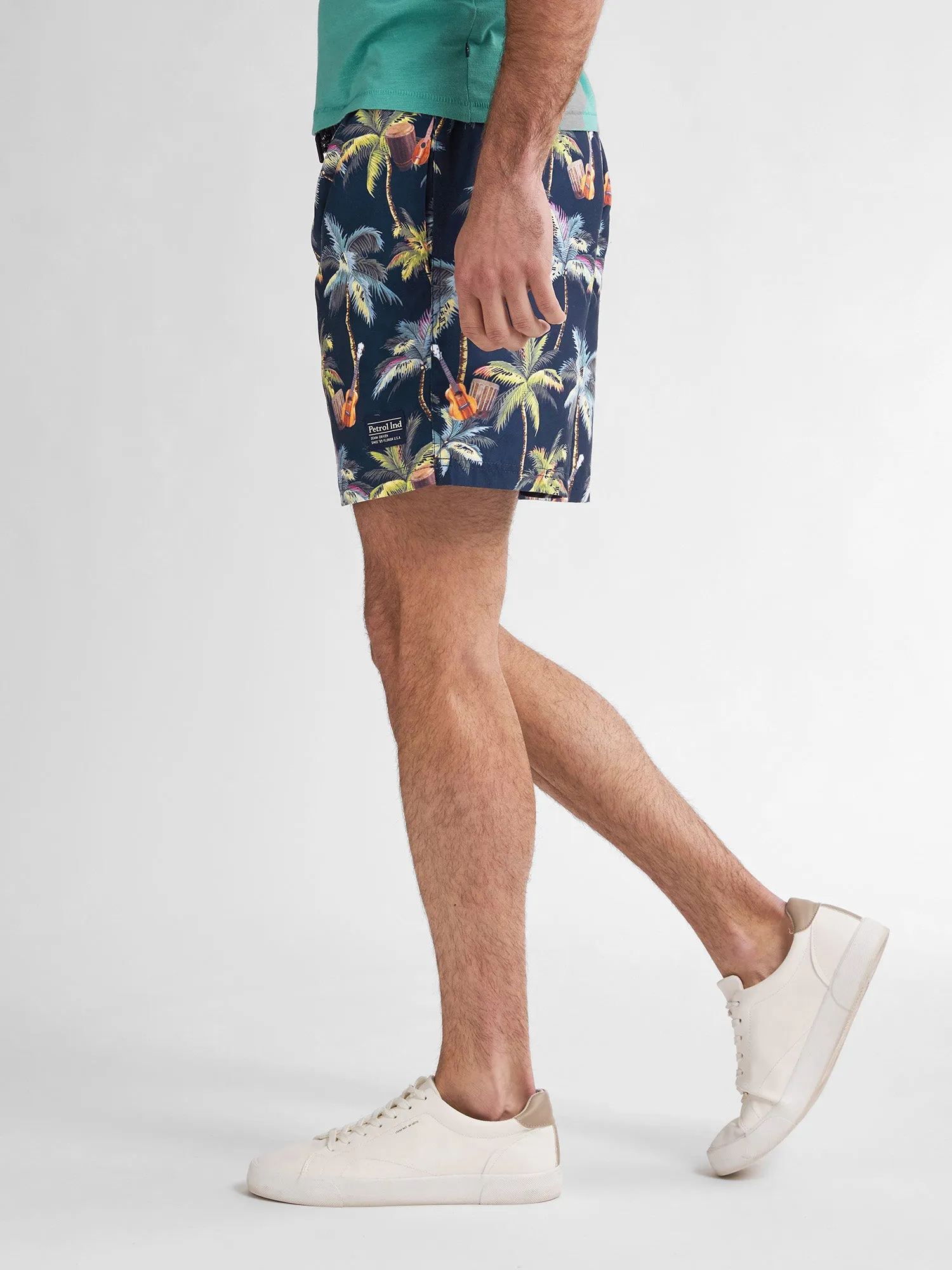 All-over Print Swimming Shorts Wavecrestway