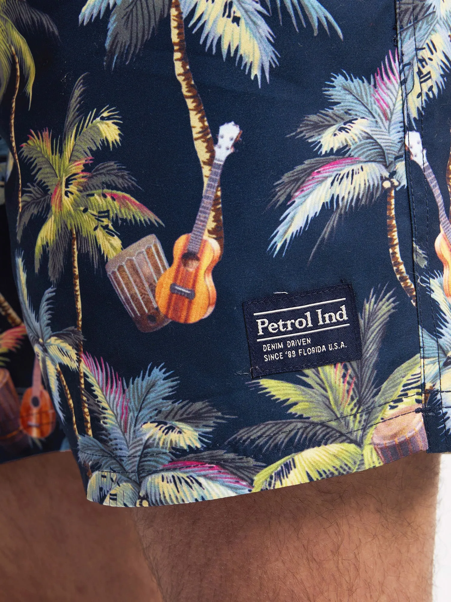 All-over Print Swimming Shorts Wavecrestway