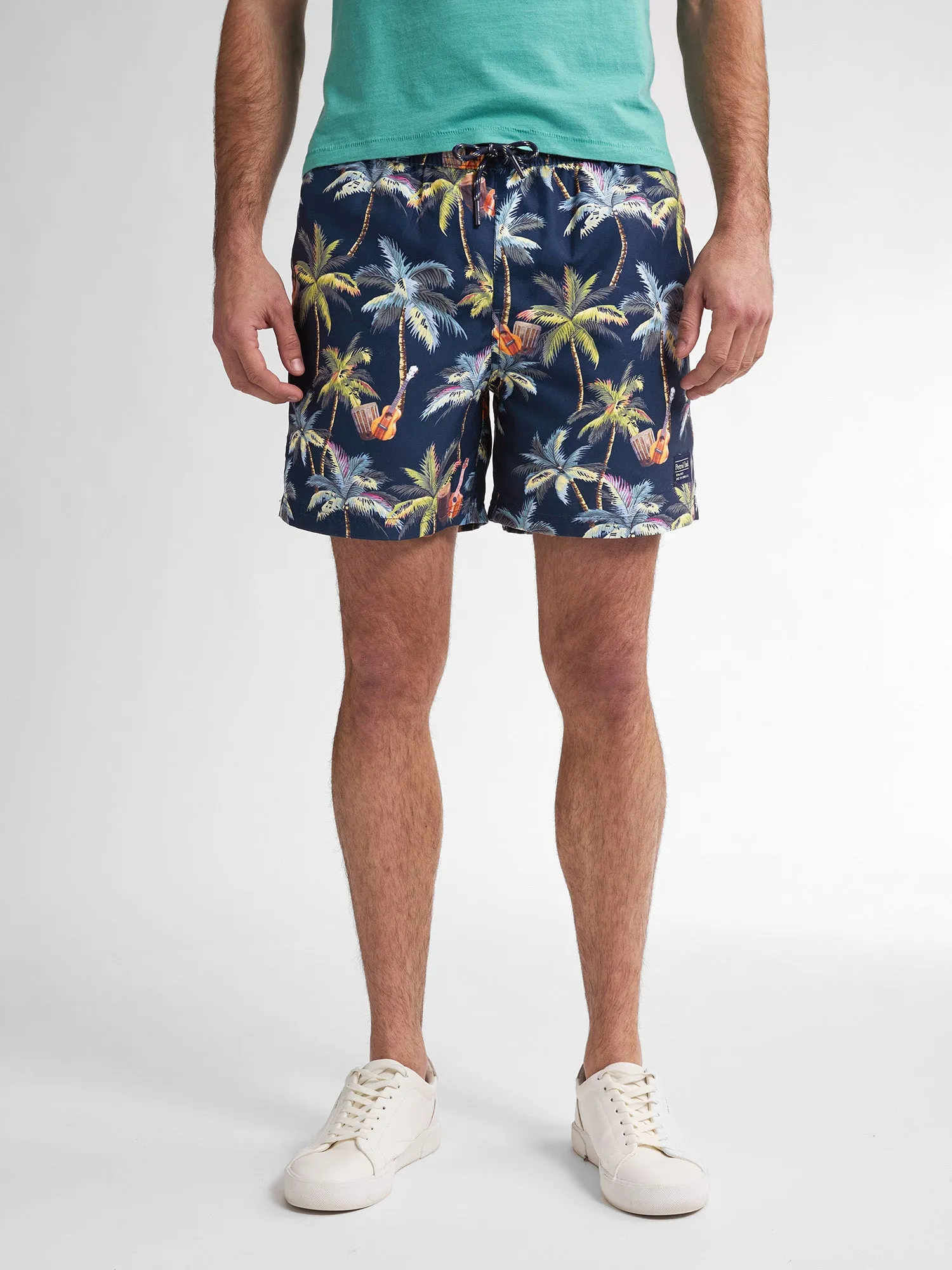 All-over Print Swimming Shorts Wavecrestway