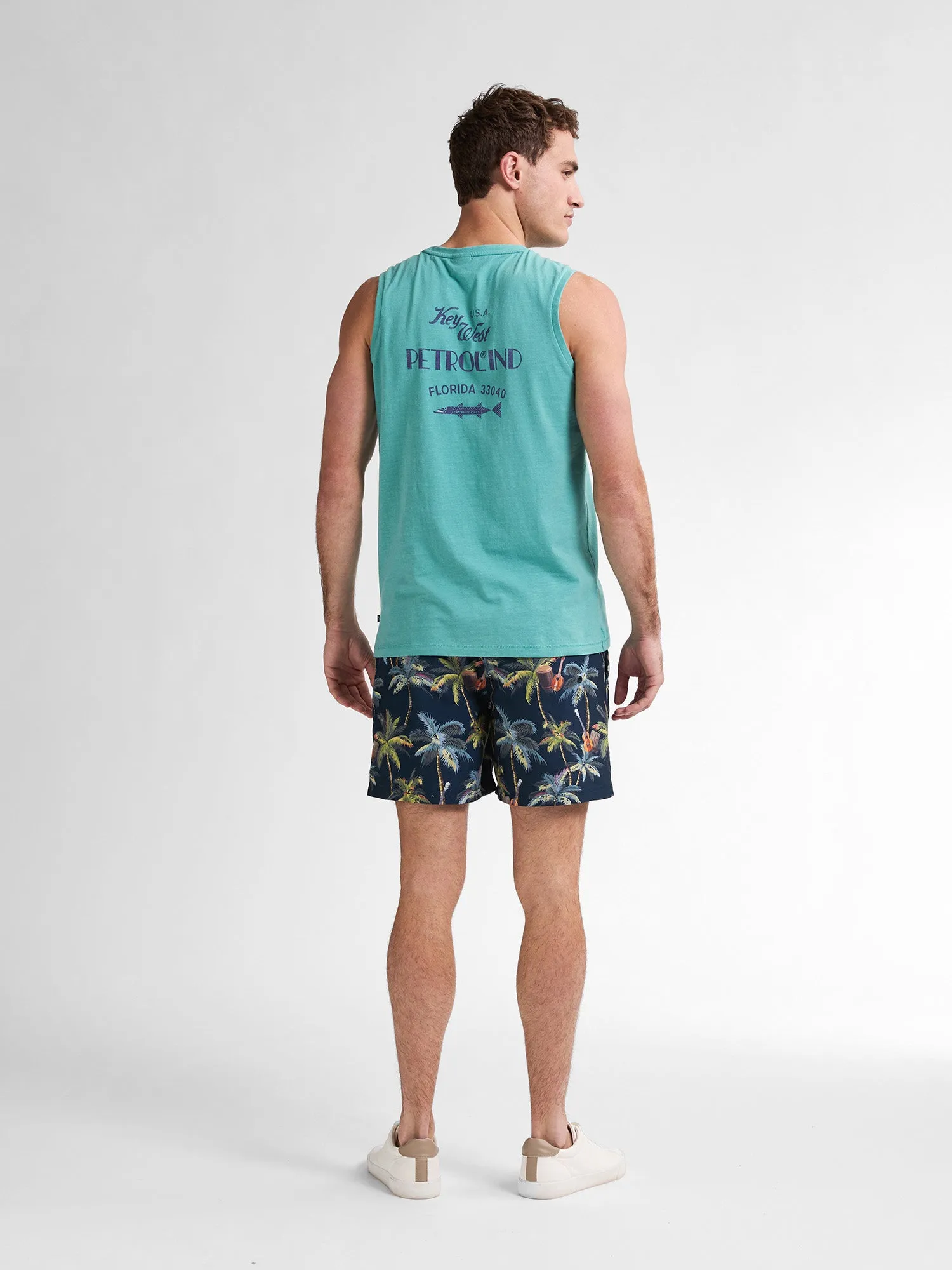 All-over Print Swimming Shorts Wavecrestway