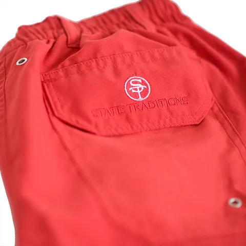 America Traditional Swimwear Red