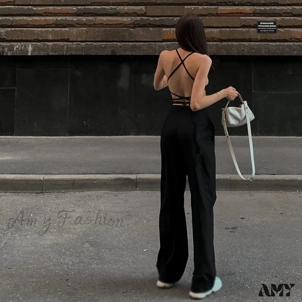 Amy Fashion - Y2k Corset Tank Crop Top