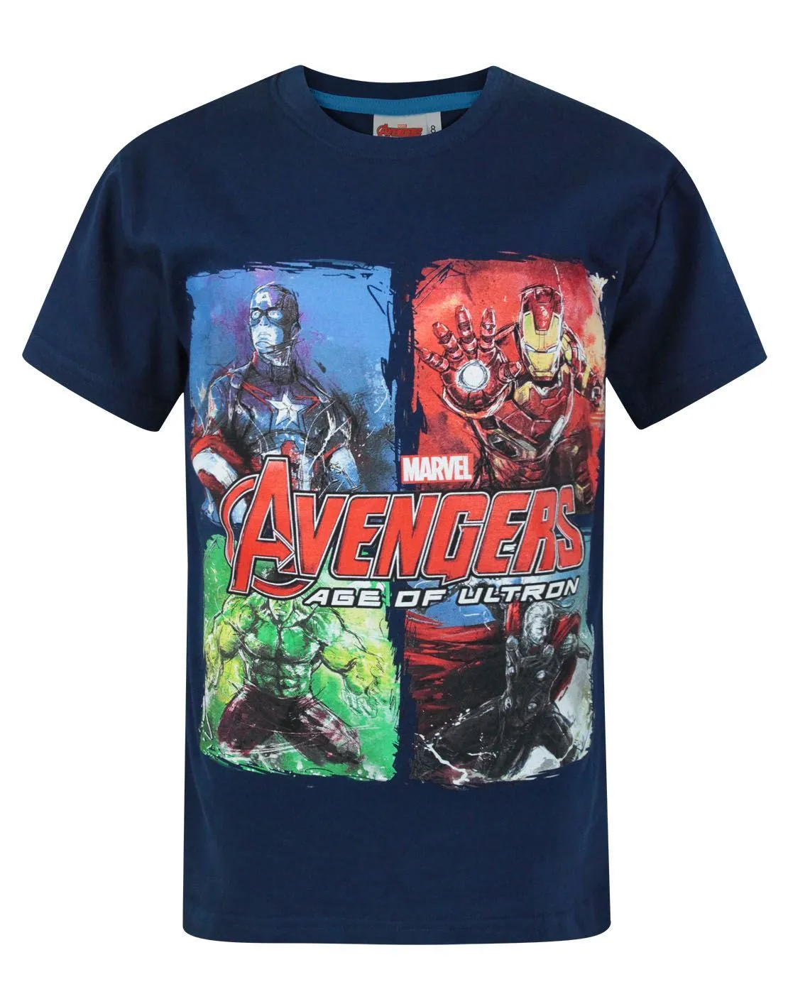 Avengers Age Of Ultron Panels Boy's T-Shirt