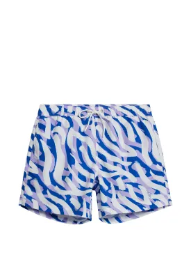 Banks Miami Swim Trunks / purple painted zebra