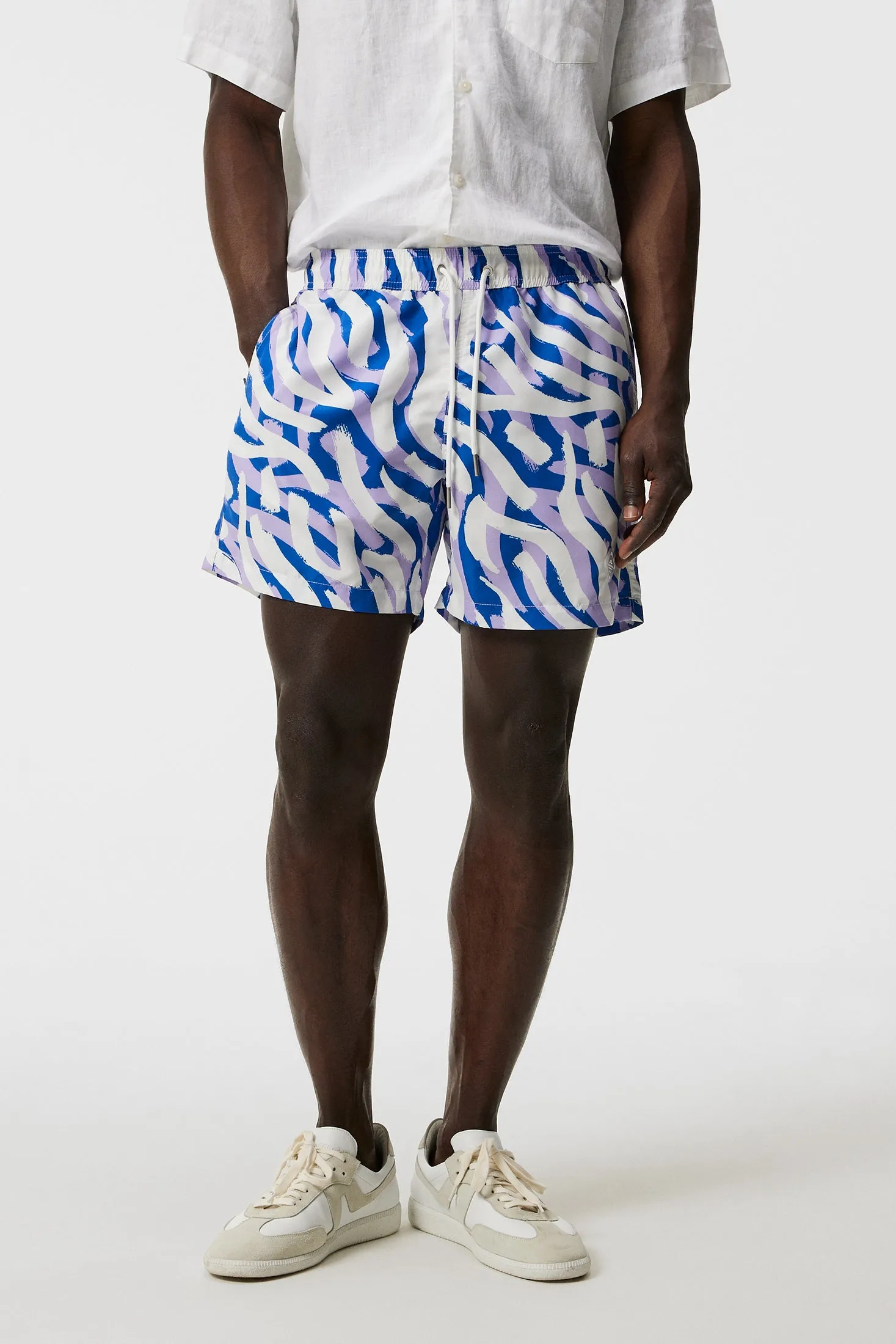 Banks Miami Swim Trunks / purple painted zebra