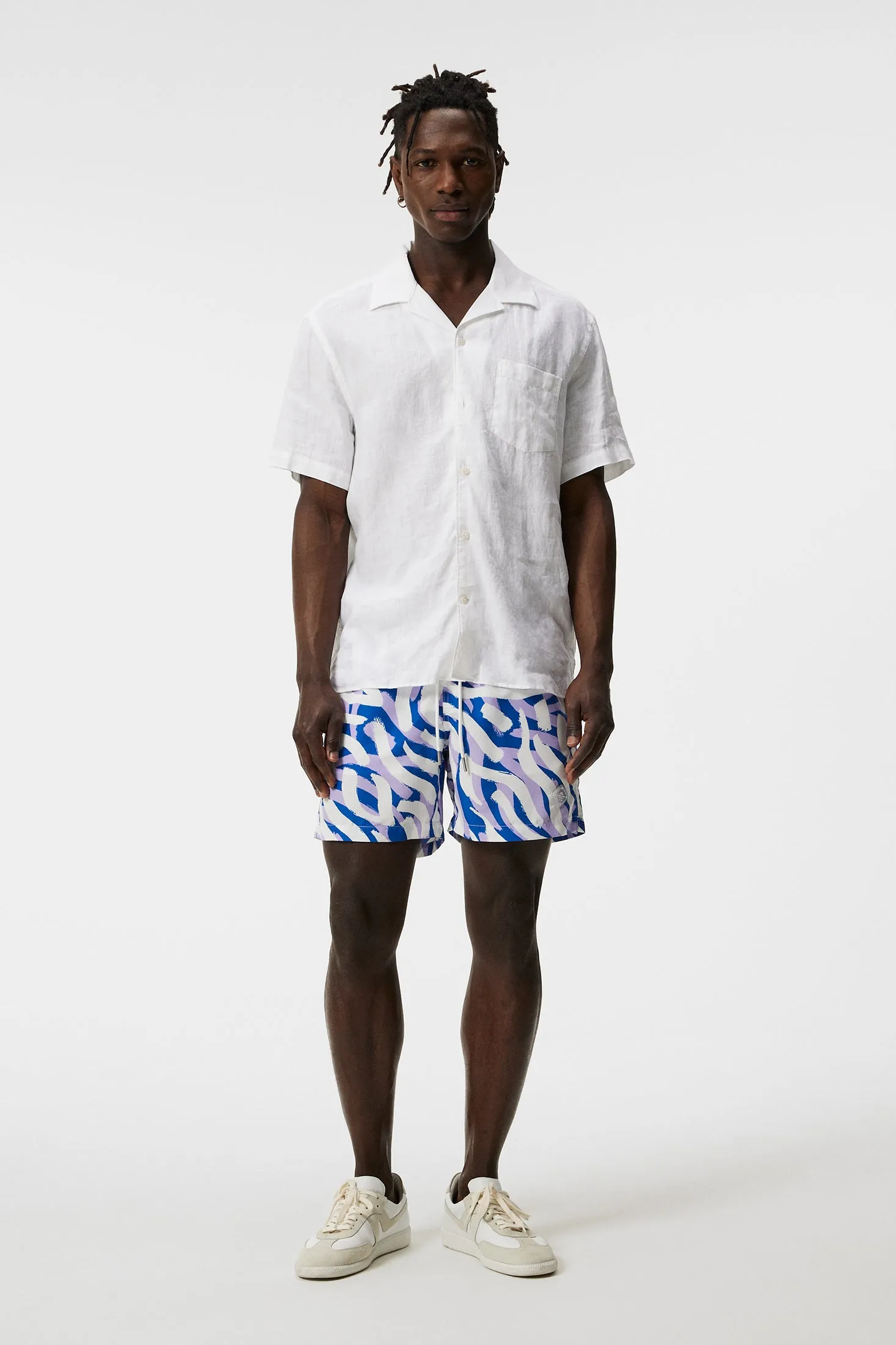 Banks Miami Swim Trunks / purple painted zebra