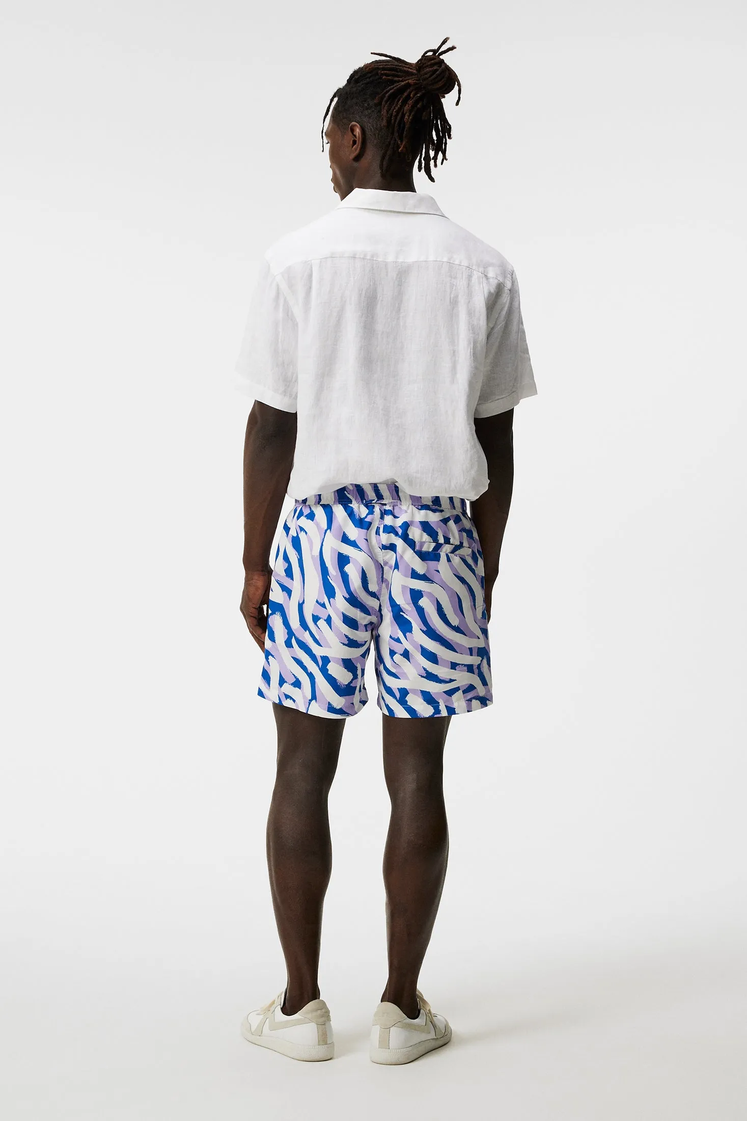 Banks Miami Swim Trunks / purple painted zebra