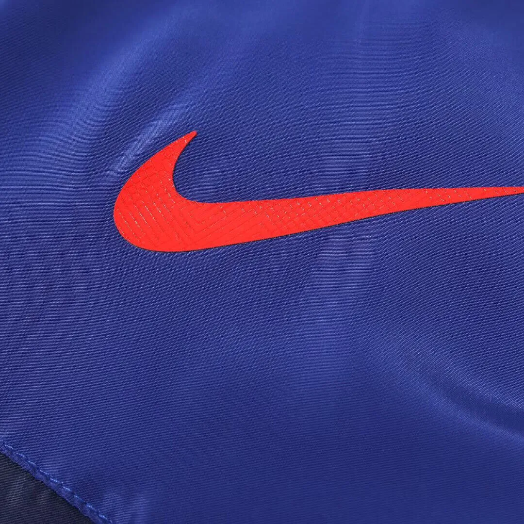 Barcelona Windbreaker Hoodie Jacket Blue 2023/24