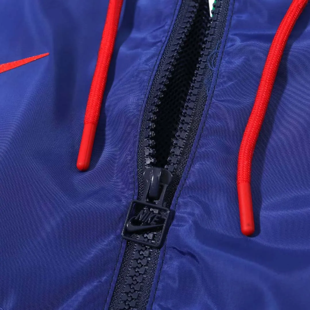 Barcelona Windbreaker Hoodie Jacket Blue 2023/24