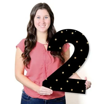 Big Dot of Happiness Tassel Worth The Hassle - Gold - Large Graduation Party Decorations - 2024 - Outdoor Letter Banner
