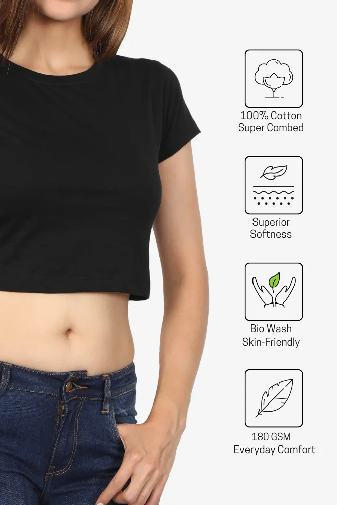 Black Crop Tops for women