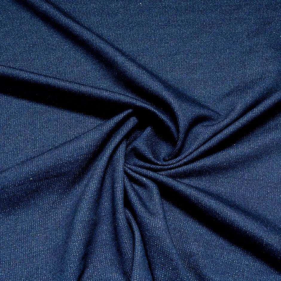 Blue Knitted Cotton