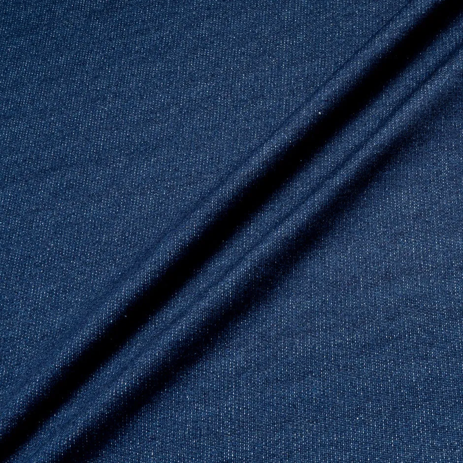 Blue Knitted Cotton