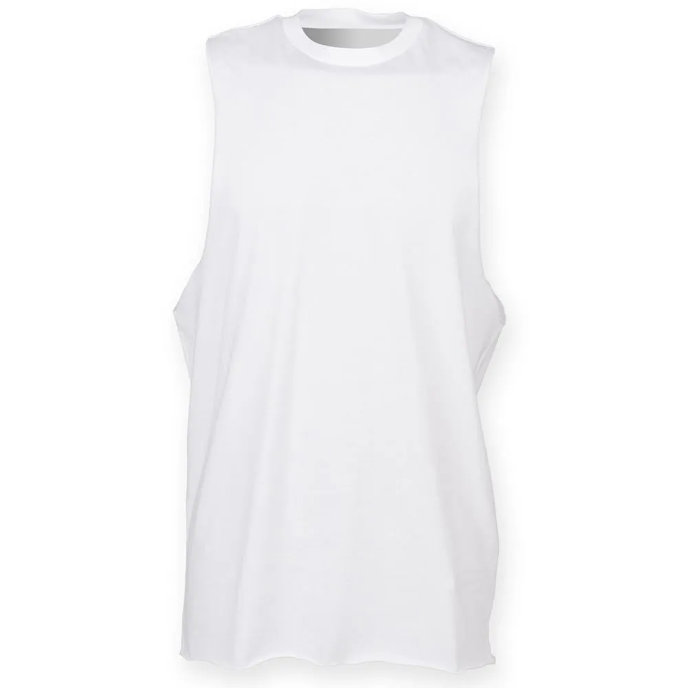 Boxfit High Neck Slash Armhole Vest