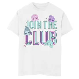 Boys 8-20 L   .  Surprise !  T-shirt with a graphic "Join the Club" L   . Surprise!