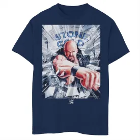 Boys 8-20 Years Old WWE Stone Cold Licensed Character T-Shirt