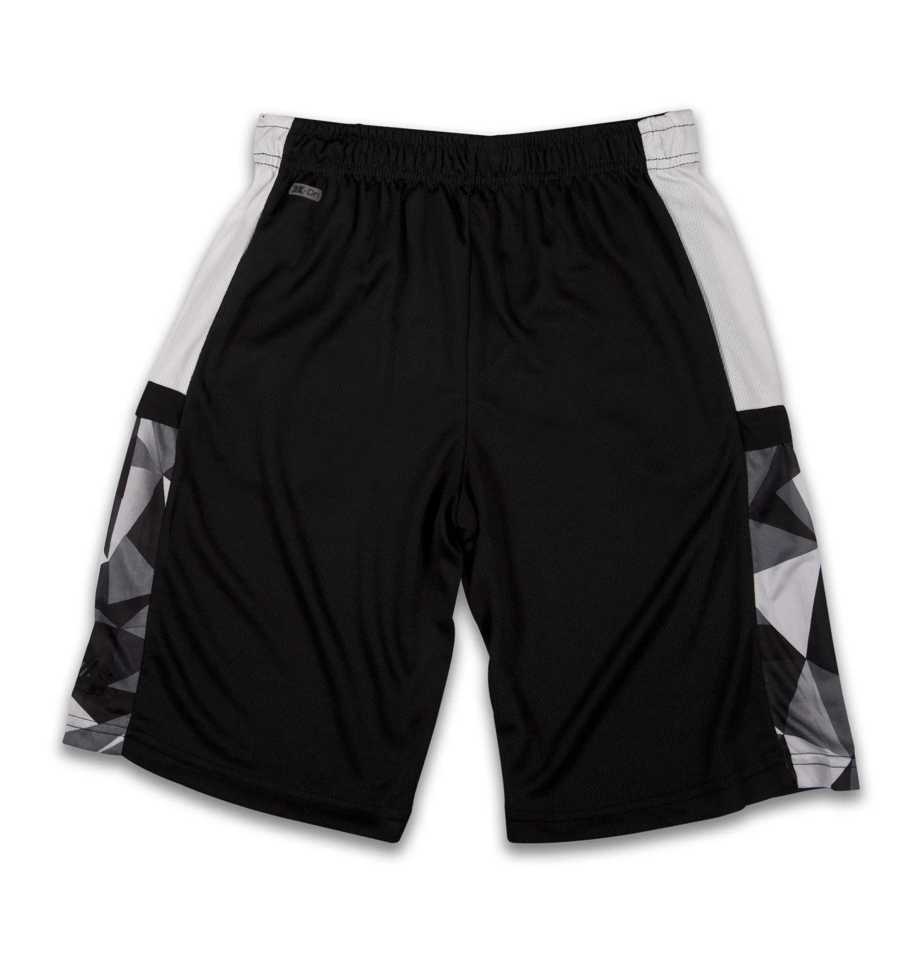 Boy's Graphic Printed Performance Shorts  Grey