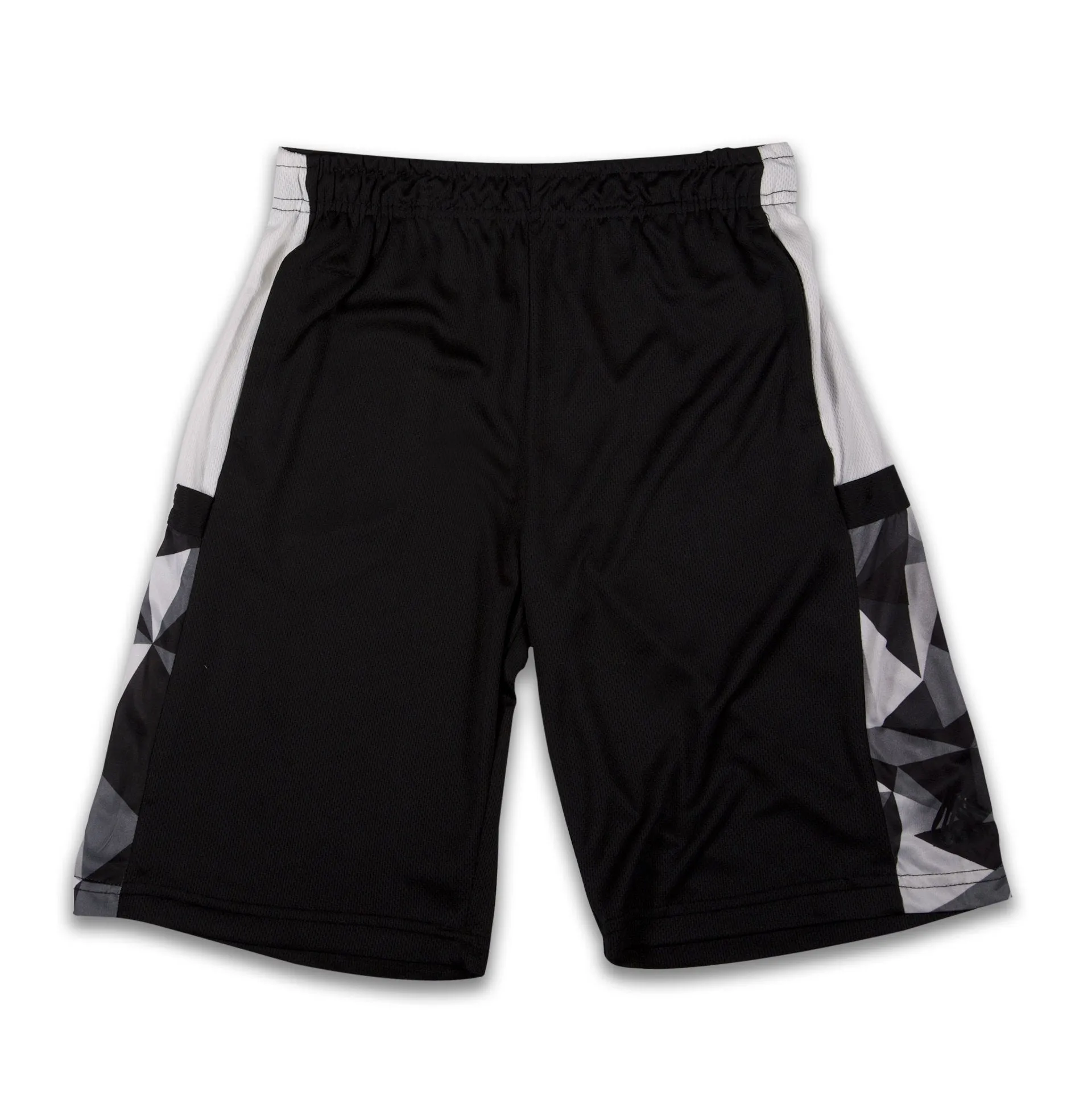 Boy's Graphic Printed Performance Shorts  Grey