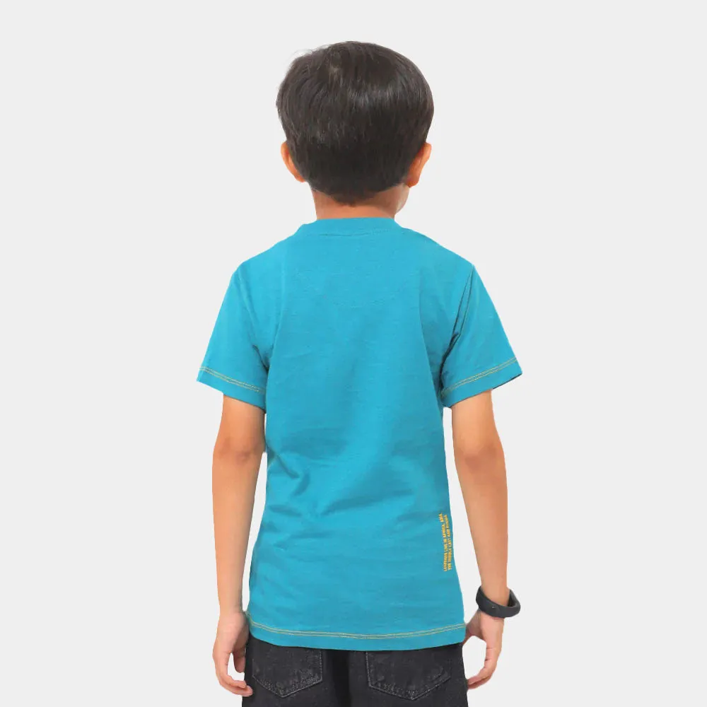 Boys T-Shirt Shoot me - Blue