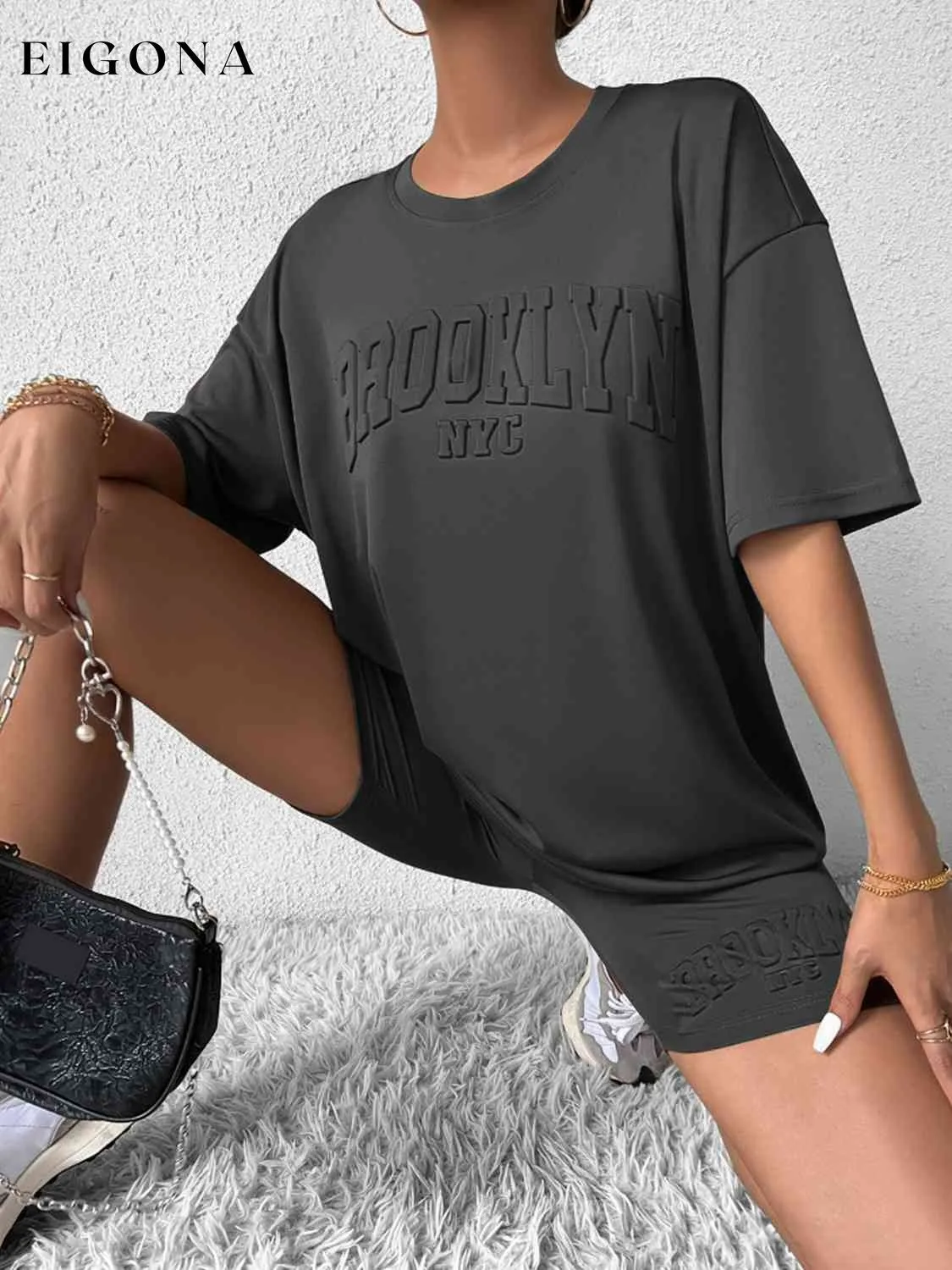 BROOKLYN NYC Graphic Top and Shorts Set