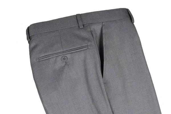 BUILD YOUR PACKAGE: Light Grey Slim Fit Suit (Package Includes 2 Pc Suit, Shirt, Necktie or Bow Tie, Matching Pocket Square, & Shoes)