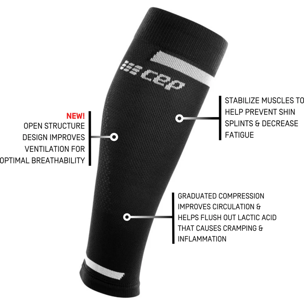 CEP The Run Compression Calf Sleeves 4.0 - Men - Black
