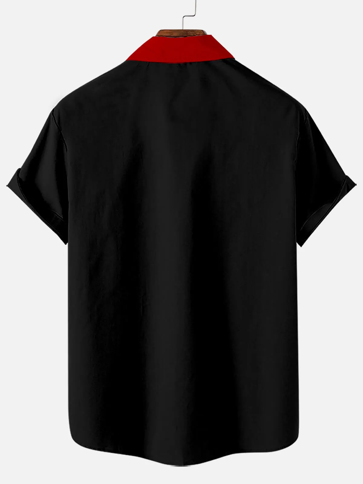 Christmas Greeting Santa Men's Short Sleeve Shirt