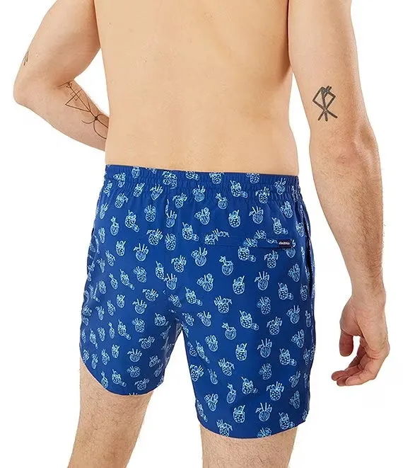 Chubbies 5.5-Inch The Coladas Swim Trunks - Navy