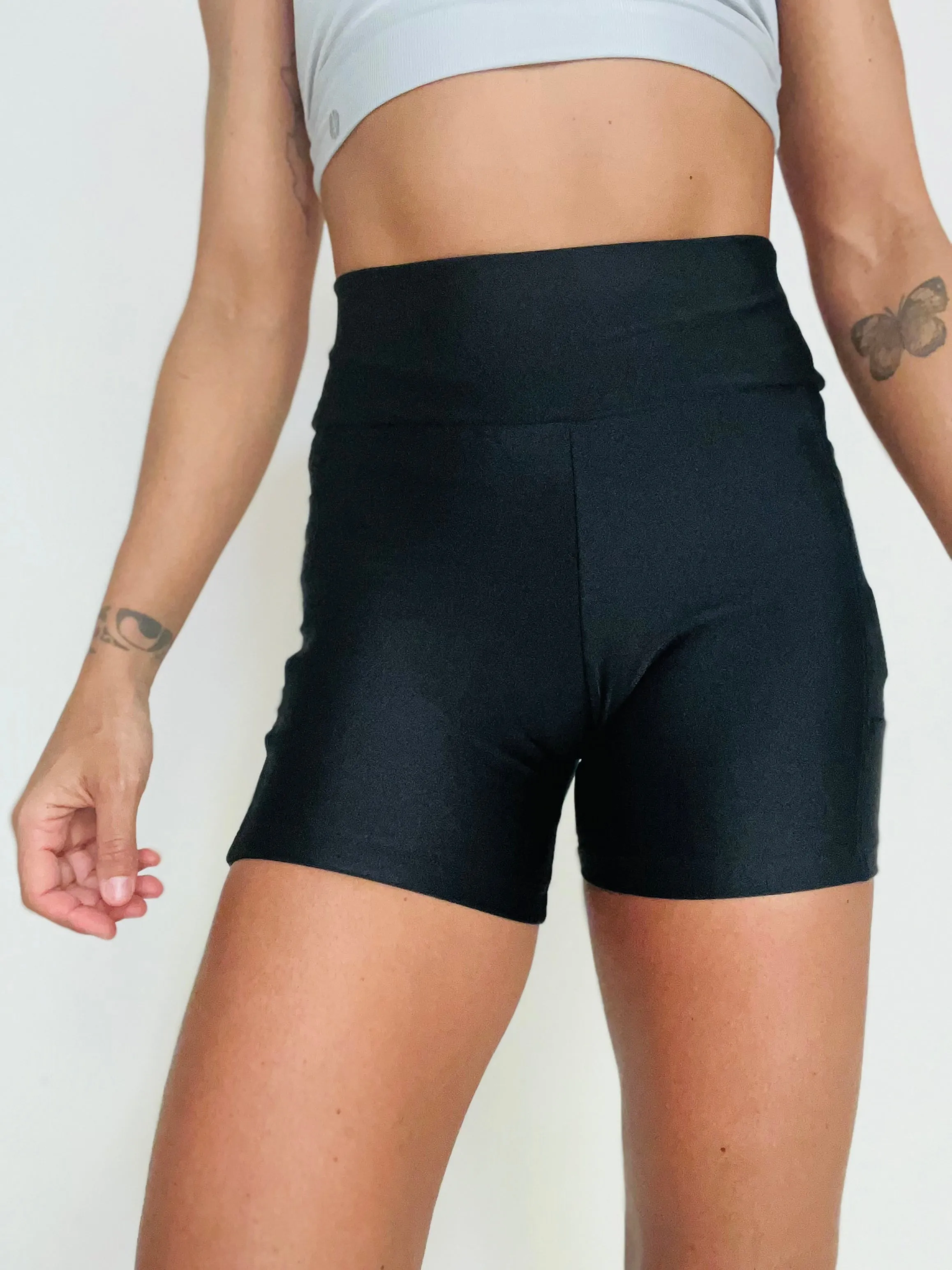 Cire Bike Shorts - Black