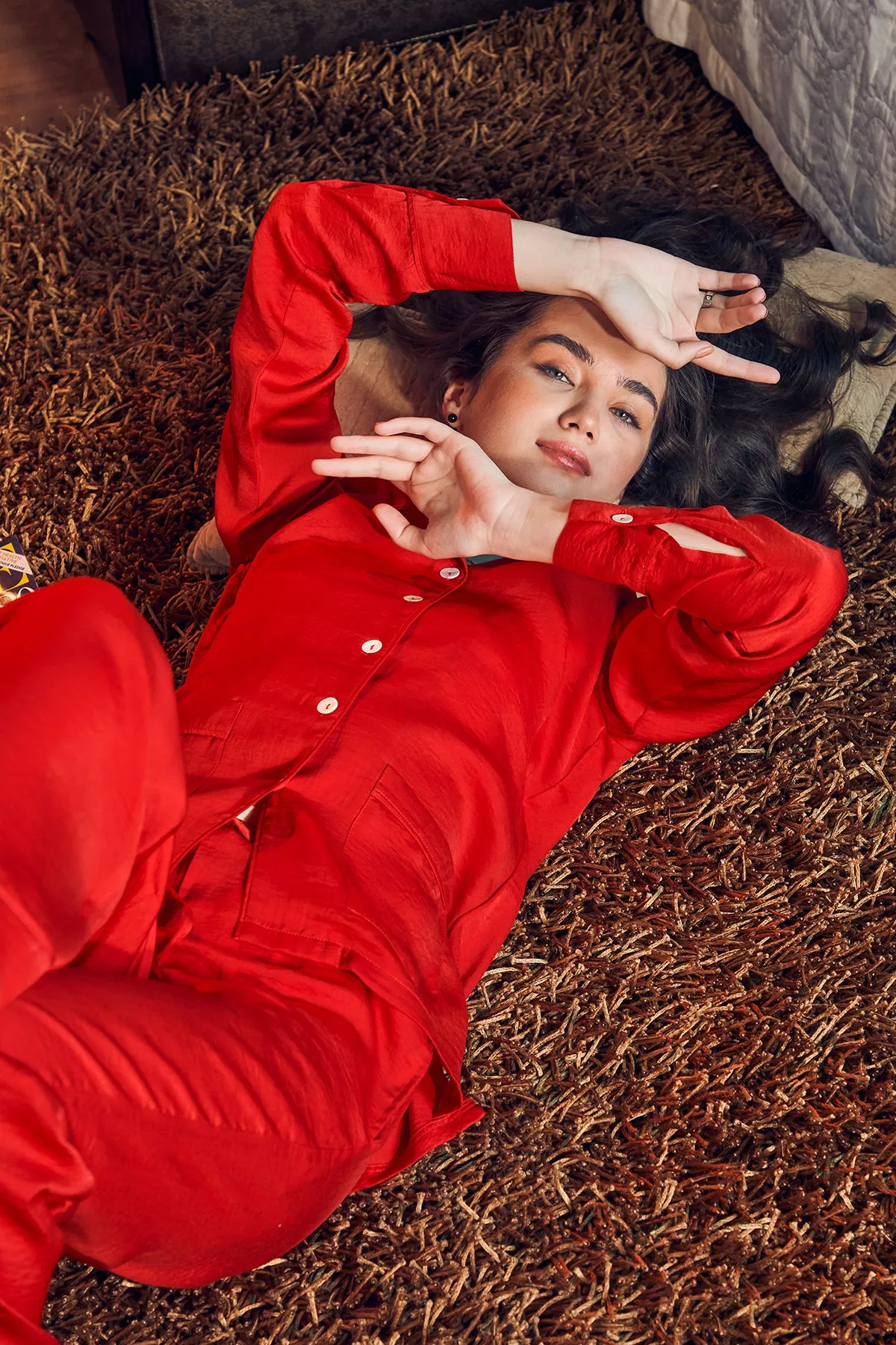 Classy Autumns Piping Loungewear