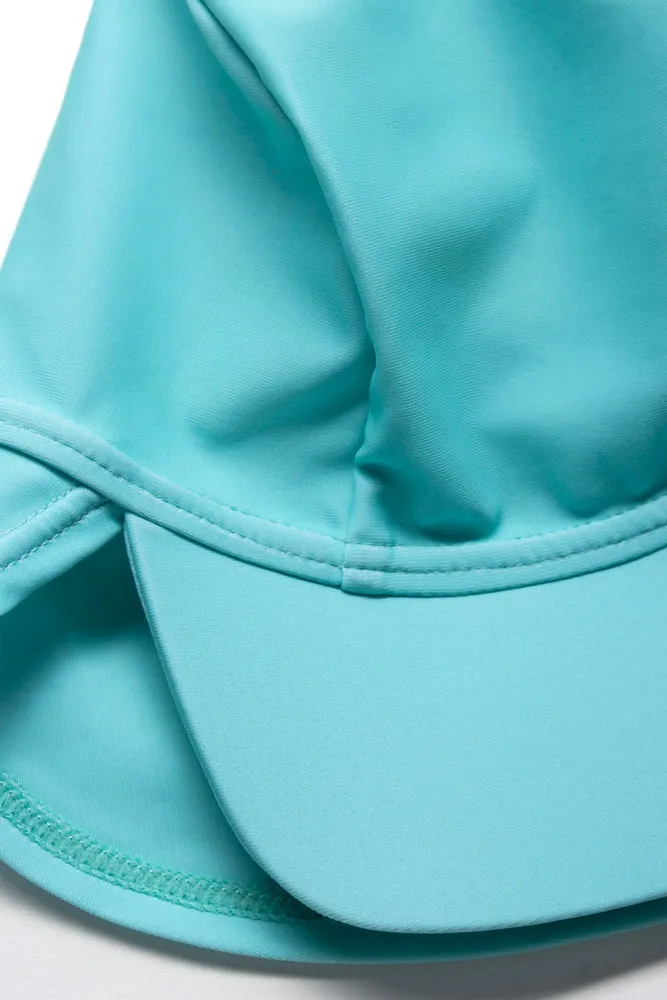 Costume Swim-Wear With Hat Blue