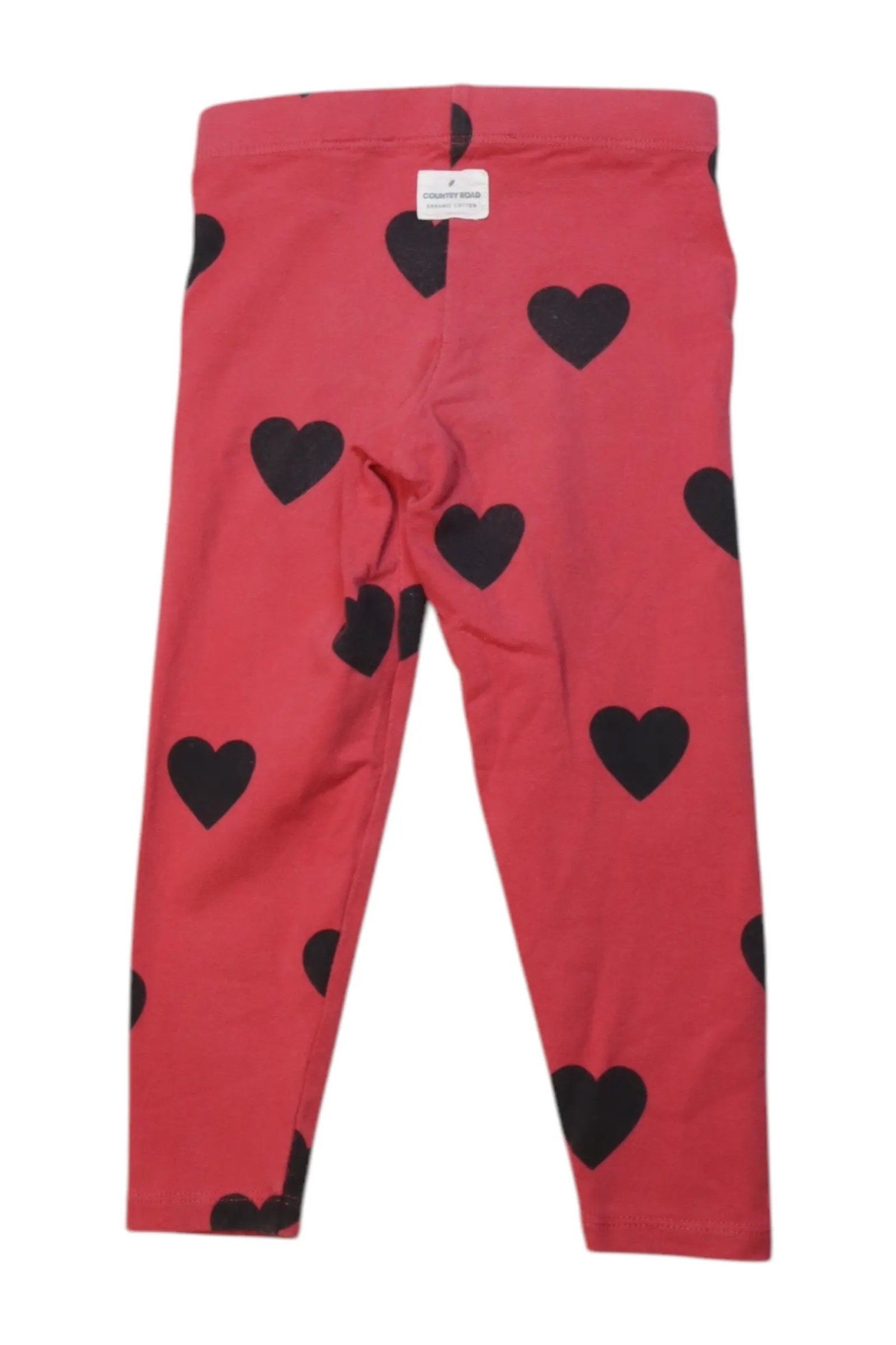 Country Road Heart Print Leggings 2T