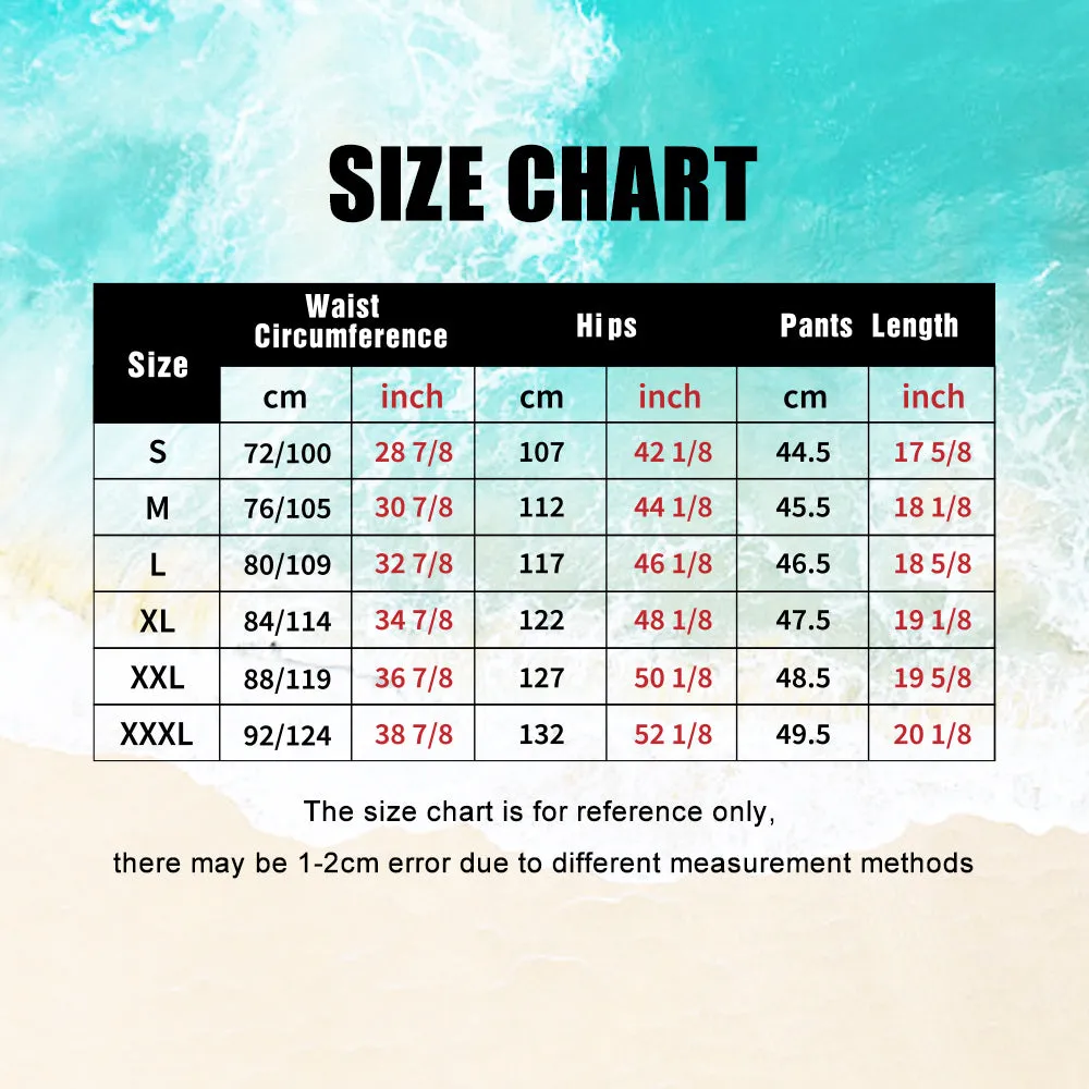 Custom Face Board Shorts for Men Gifts  - Tropical Leaves