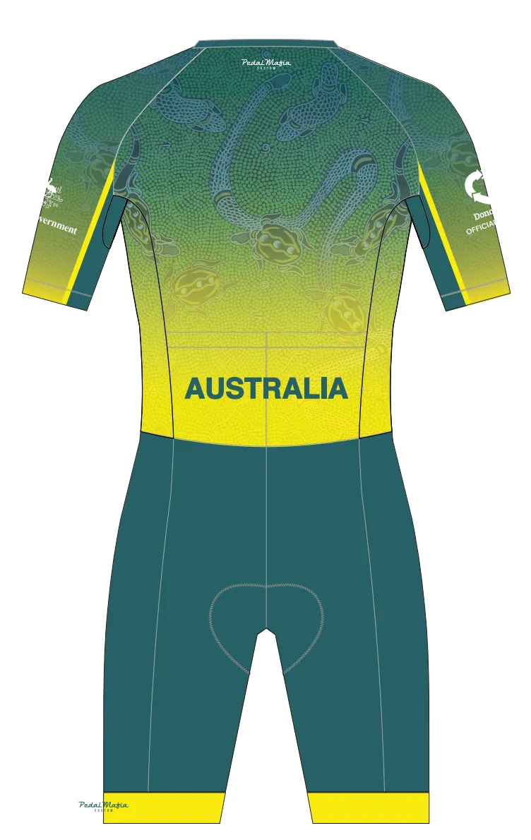 Custom Sleeved Pro Tri Suit - Transplant Australia (World Transplant Games)