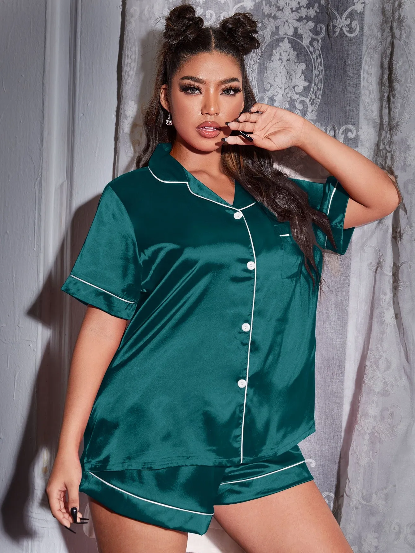 CUTE SANTIN PLUS SIZE LOUNGE WEAR