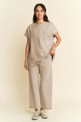 Davi & Dani Short Sleeve Top and Pants Set