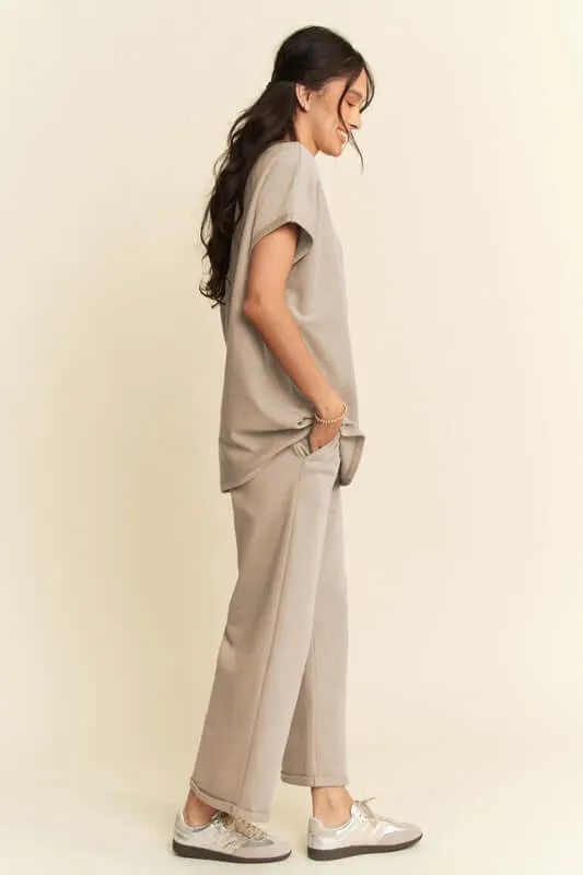 Davi & Dani Short Sleeve Top and Pants Set