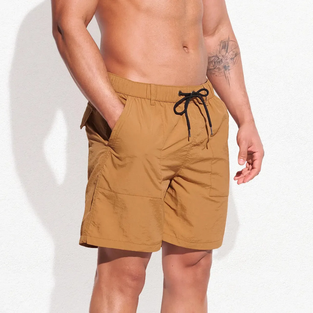 Desmiit Beach Pants Shorts Swim Trunks