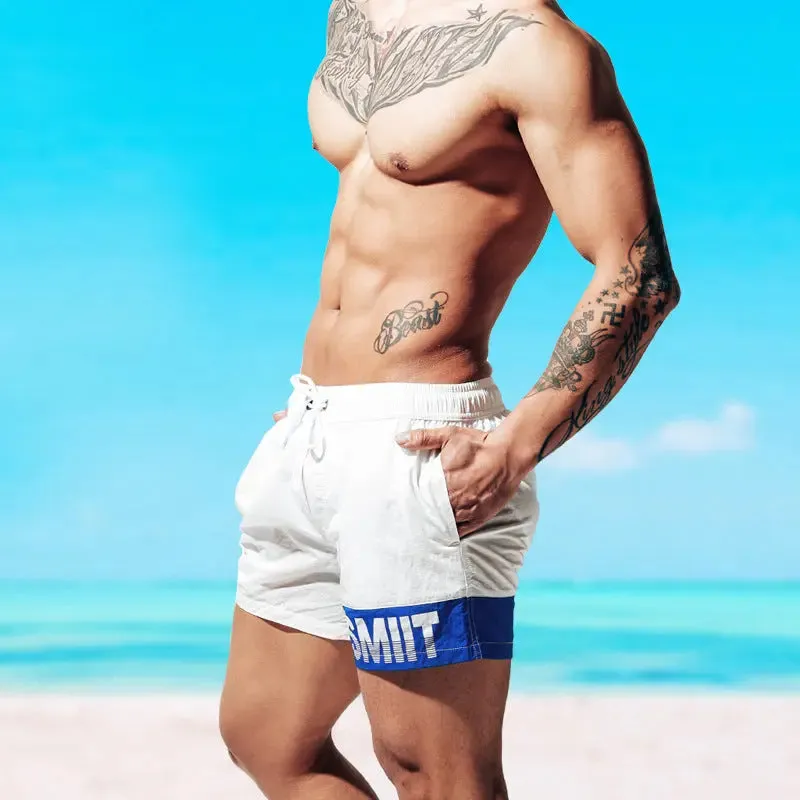 DESMIIT Mens Short Swim Trunks