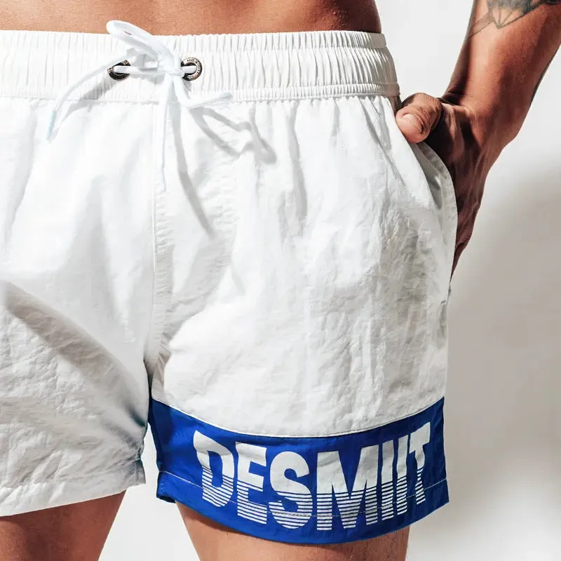 DESMIIT Mens Short Swim Trunks