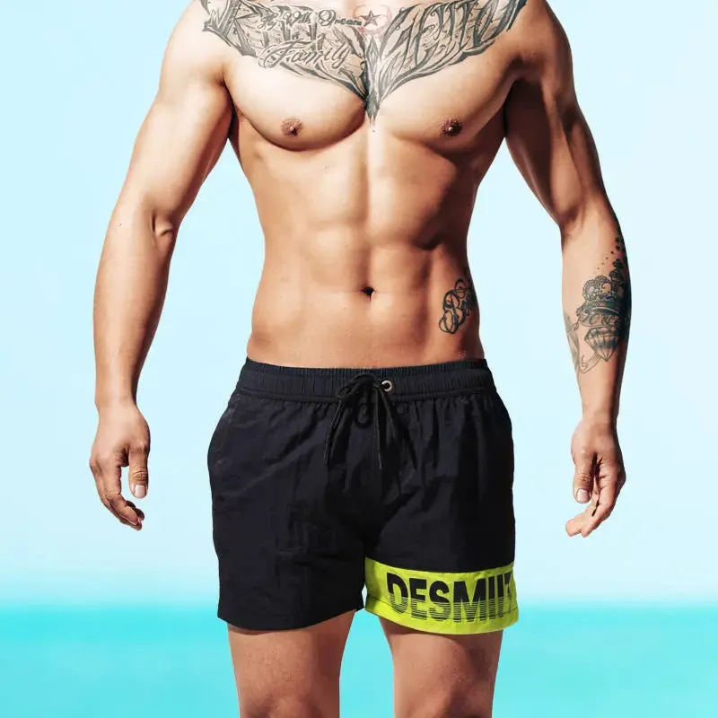 DESMIIT Mens Short Swim Trunks