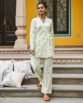 Dhavit Wrap Night Suit