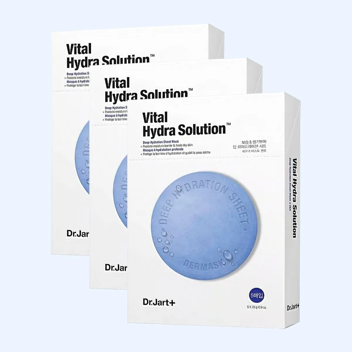 DR.JART  Dermask Water Jet Vital Hydra Solution 5Pcs (3 Box)