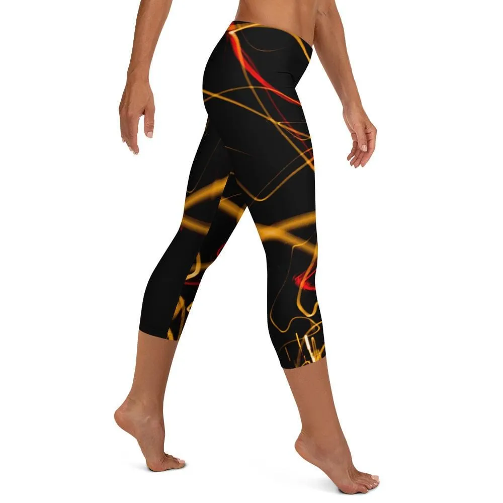 Electric Flow ~ Capri Leggings