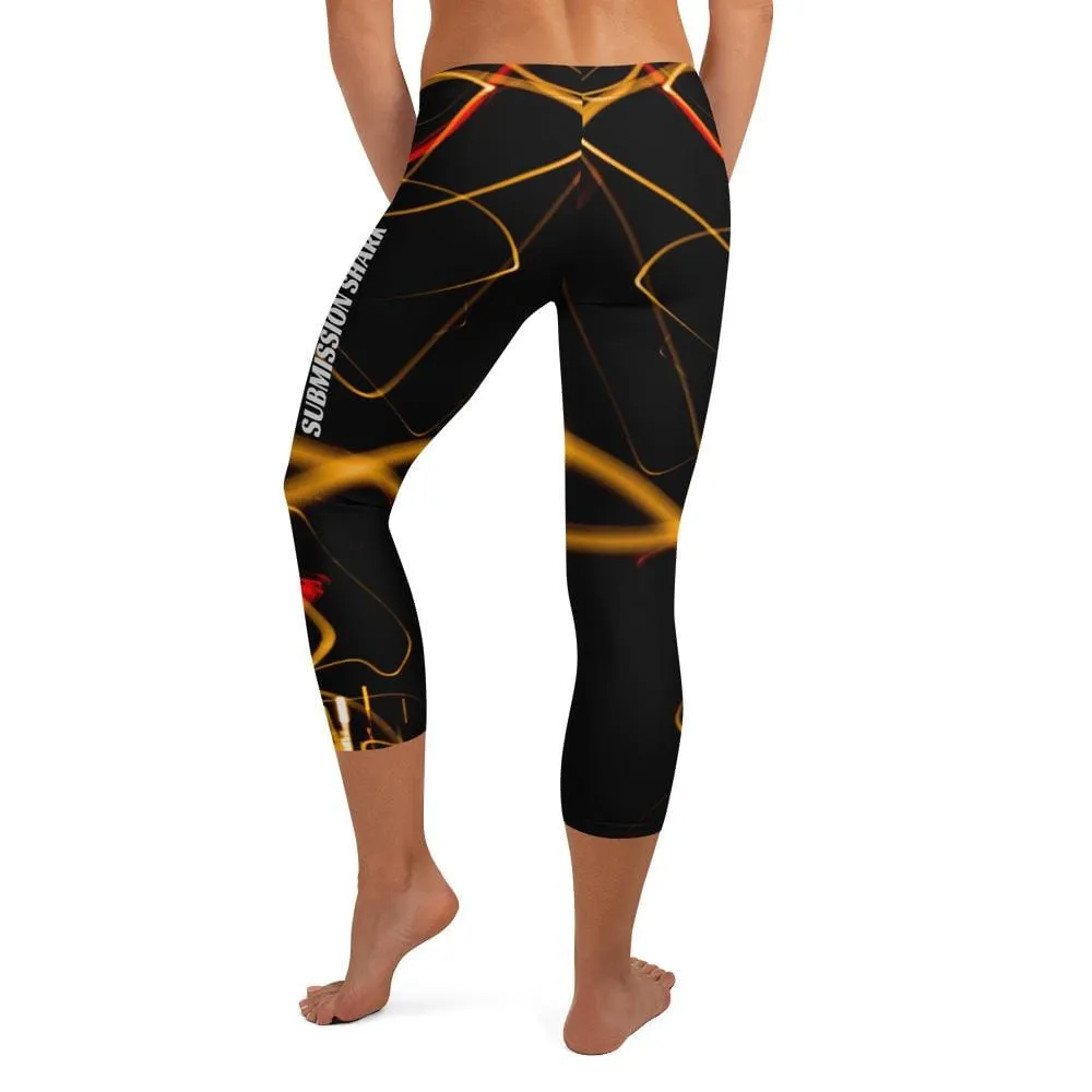 Electric Flow ~ Capri Leggings