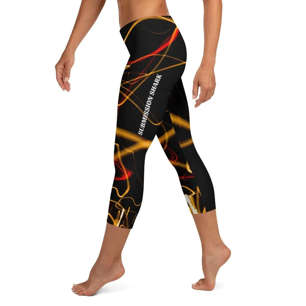 Electric Flow ~ Capri Leggings