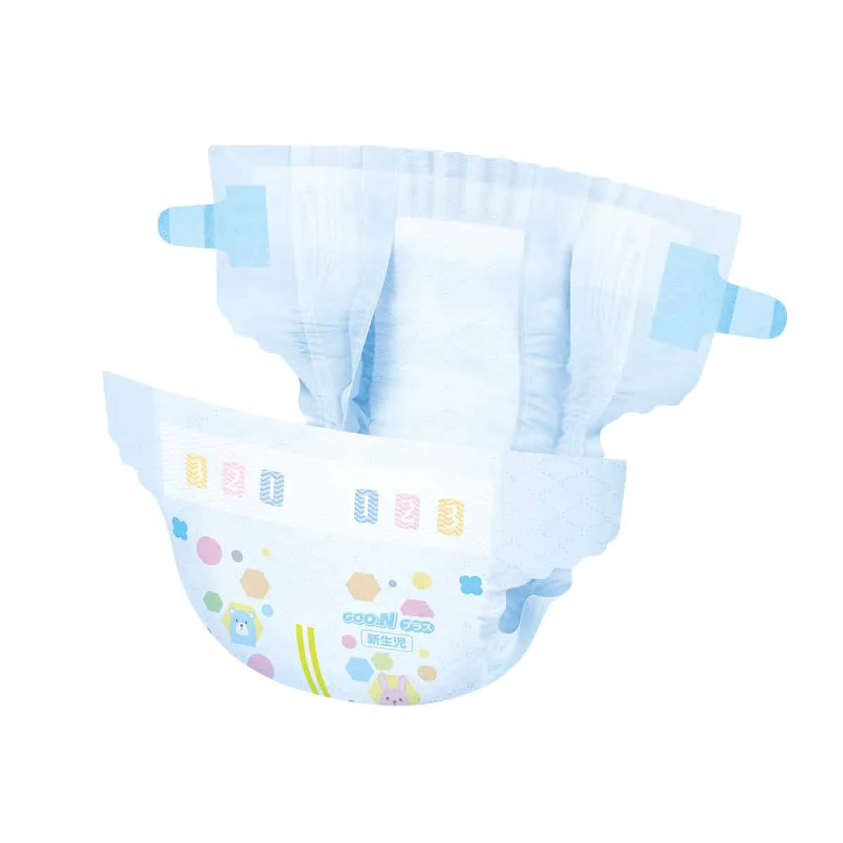 ELLEAIR GOO.N Luxury Sensitive Skin Diapers with Tape Size XL (12-20Kg) 36Pcs
