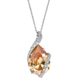 Eloise Champagne Teardrop Pendant